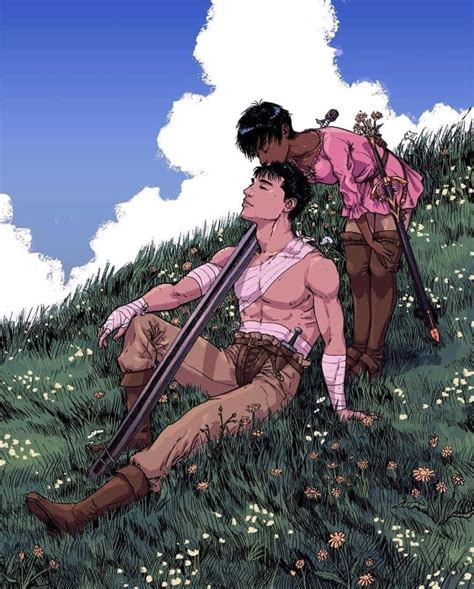 berserk, guts, Casca / Guts x Casca (colored)